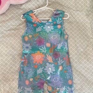 Wanyoo Girls' Floral Metallic Swim or Dance Cover-Up